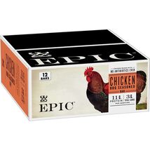 EPIC BBQ Chicken Protein Bar, Keto Consumer Friendly, 12 ct, 1.3oz bars - $24.74