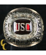 1974 Usc 10k Giallo Oro Rosa Ciotola Anello Misura 8.5 Memorabilia - $8,007.23 CAD