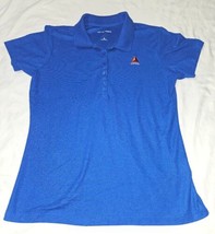 Citgo Employee Shirt Womens Medium Port Authority Blue Uniform Polo Gas ... - $15.47