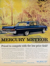 Vintage 1961 Mercury Meteor 600 Priced To Compete Print Ad Advertisement - $6.17