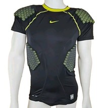 Nike Pro Hyperstrong Combat Compression Shirt Black Mens XL Padded Footb... - £25.87 GBP