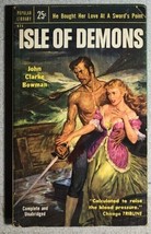 ISLE OF DEMONS by John  C. Bowman (1953) Popular Library adventure paperback 1st - £10.27 GBP