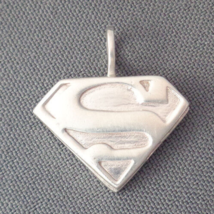 HTF Vintage SUPERMAN Locket Pendant Sterling Silver 925 DC Comics Hard t... - £59.80 GBP