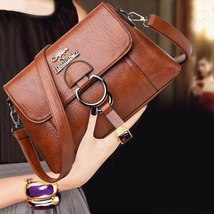 Women Bag New Shoulder Fashion Flap Crossbody Messenger Bag Purses Designer PU L - £23.70 GBP
