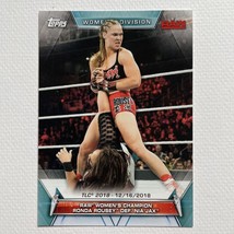 2019 Ronda Rousey Nia Jax Women&#39;s Division WWE Topps #95 Wrestling Card - £0.79 GBP