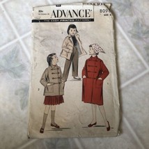 Vintage Advance 8098 Child&#39;s Trench Coat Two Lengths sz 6 cut - £16.31 GBP