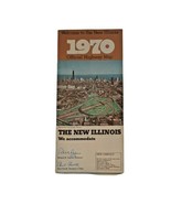 Vintage 1970 Illinois Official Highway Map  - £13.31 GBP