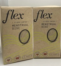 2 Packs Of Brand New Flex 12 hour Comfort  Menstrual Discs (24 Total) - $17.81