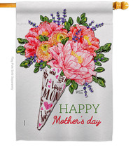 Mother Day Bouquet - Impressions Decorative House Flag H137475-BO - £29.24 GBP