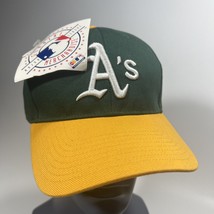 Oakland Athletics Vintage 90&#39;s Twins Enterprise Strapback Dad Cap Hat - NWT Nos - £40.66 GBP