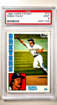 1984 Topps Tiffany #10 Robin Yount HOF Milwaukee Brewers PSA 9 Mint - $64.99