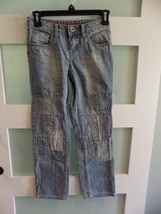 JUSTICE PREMIUM SUPER LOW LIGHT WASH JEANS SIZE 10R GIRL&#39;S - $13.65
