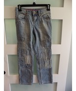 JUSTICE PREMIUM SUPER LOW LIGHT WASH JEANS SIZE 10R GIRL&#39;S - €11,76 EUR