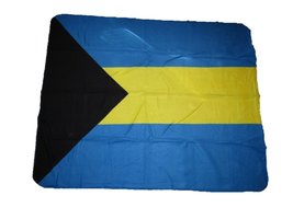 AES Bahamas Flag 50x60 Polar Fleece Blanket Throw - £14.19 GBP