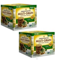 X2 Box  Crunchmaster 5 Seed Multi-Grain Crackers (10 oz, 2 ct)  Total 20oz - £23.34 GBP