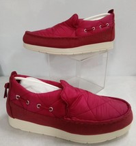 Sperry MocSider Quilted Slip On  Womens Red Flats Casual Size 7M | 9043 AW - £12.92 GBP
