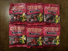 Haribo Berries Chewy and Crunch 4oz bags 6 Pack - $14.86