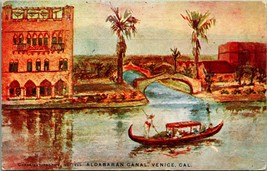 Aldabaran Canale Venice California Ca 1909 DB Cartolina Circa Maclean Pub D3 - £14.21 GBP