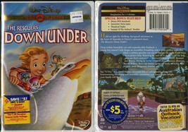 Rescuers Down Under Gold Collection Dvd Eva Gabor Bob Newheart Disney Video New - $19.95