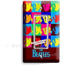 Beatles colorful John Poul George Ringo single GFCI light switch wall plate cove - £7.96 GBP