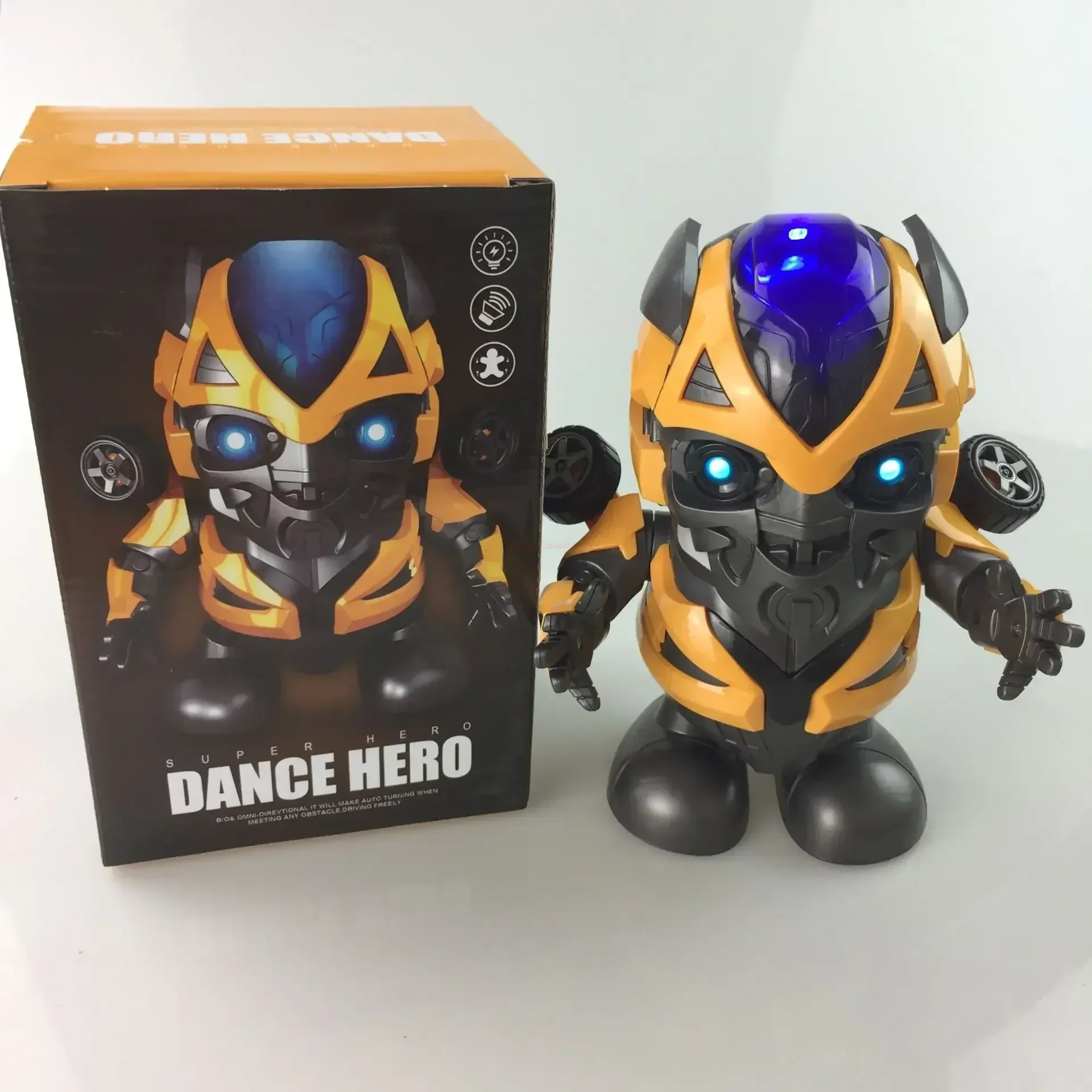 On man dance action anime figures sing sound led spiderman avengers ironman super heros thumb200