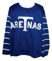 Any Name Number Toronto Arenas Retro Hockey Jersey 1918  New Blue Any Size image 4
