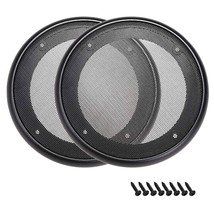 uxcell 2pcs Speaker Grill Mesh Decorative Circle Woofer Guard Protector Cover Au - £20.26 GBP