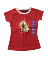 Dreema Girl&#39;s Red Patriotic T Shirt Size 4 Short Sleeve - £6.89 GBP