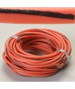 Orange 18 Gauge Wire With Black Stripe - 100 Feet - £31.58 GBP