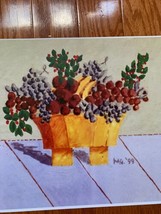 1999 Michael Graves Still Life Fruit Bowl Print - £29.58 GBP