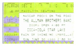 Allman Brothers Band Concert Ticket Stub June 20 1995 Pittsburgh Pennsyl... - $24.74