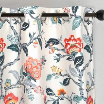 Driftaway Ada Floral Botanical Print Flower Leaf Lined Thermal Insulated Room - $51.99