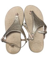 Vionic Women Kirra Sandal Sz  7 Thong Back Strap Slingback Rose Metallic... - $444.98 MXN