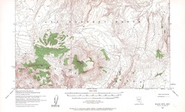 Black Mtn. Quadrangle Nevada 1952 Topo Map Vintage USGS 15 Minute Topographic - £13.29 GBP