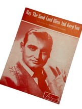 May The Good Lord Bless &amp; Keep You Sheet Music Frankie Laine VTG 1950 Religious - £6.96 GBP