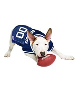 NFL Licensed Team Mesh Football Jersey Pet Wear Dog L &amp; M Blue Dallas Co... - $382.22 MXN