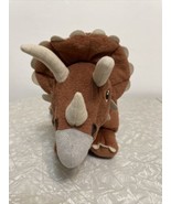 IKEA Jattelik Triceratops Dinosaur Brown 18&quot; Plush Stuffed Animal Toy br... - £12.88 GBP