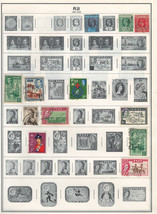 FIJI 1891-1963 Very Fine Mint &amp; Used Stamps Hinged on list - £2.65 GBP