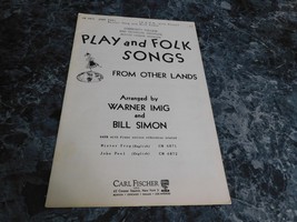 John Peel Play and Folk Songs from other Lands by Warner Imig SATB - $54.65 MXN