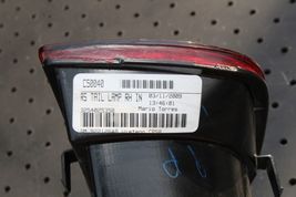 10-13 CHEVY CHEVROLET CAMARO SS REAR BUMPER RIGHT TAIL LIGHT INNER M672 image 11