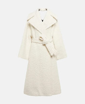 Alaïa Alpaca White Long Coat - $3,900.00