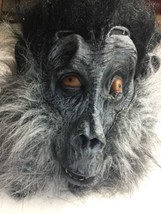 Adult Halloween/Cosplay Full Face Hair/Hairy Gorilla Latex Mask~Scary/Creepy - $24.73