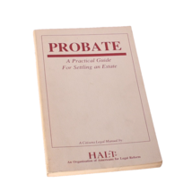 Probate A Practical Guide For Settling an Estate 1986 Matthew Valencic H... - £8.85 GBP