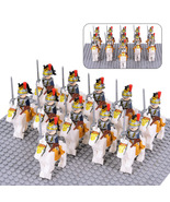 Napoleonic Wars French Cuirassiers Mounted Army 22 Minifigure Blocks - $34.89