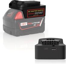 Powhazy Converter For Milwaukee To Dewalt Battery Adapter,Type C Charger... - $35.99