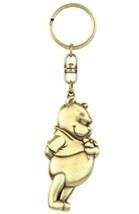 Walt Disney Winnie the Pooh Standing Figure Brass Key Ring Key Chain NEW UNUSED - £7.69 GBP