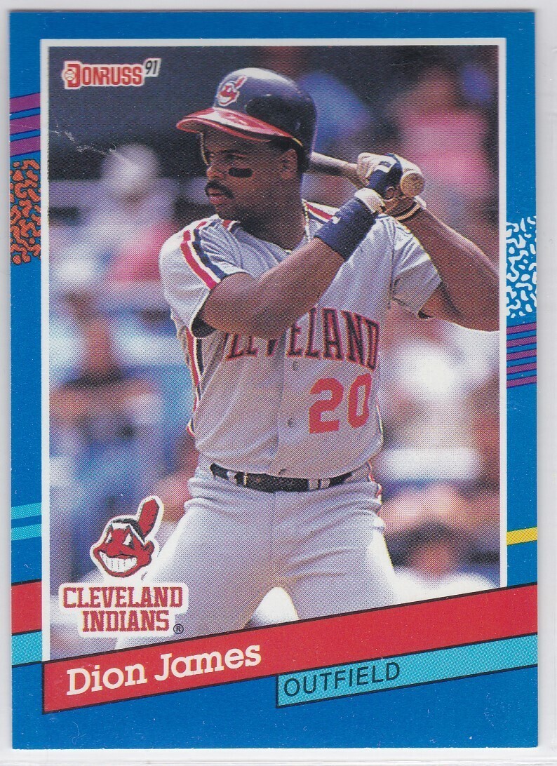 M) 1991 Donruss Baseball Trading Card - Dion James #348 - $1.97