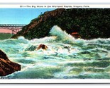 Big Wave in Whirlpool Rapids Niagara Falls New York NY UNP WB Postcard N23 - $1.93
