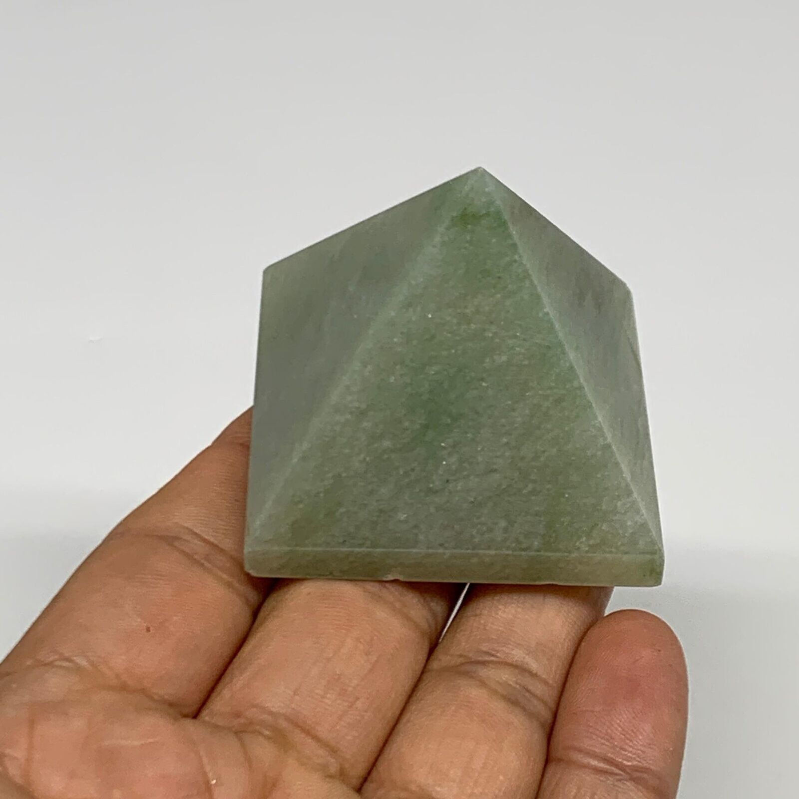 Primary image for 96.5g, 1.6"x1.8"x1.8", Green Aventurine Pyramid Gemstone,Healing Crystal, B30189