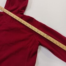 L.L. Bean Women's Pink/Red Full Zip Fleece Hoodie Jacket Pockets Size Small image 8